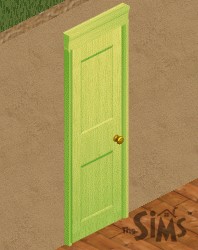 Olive Green Door